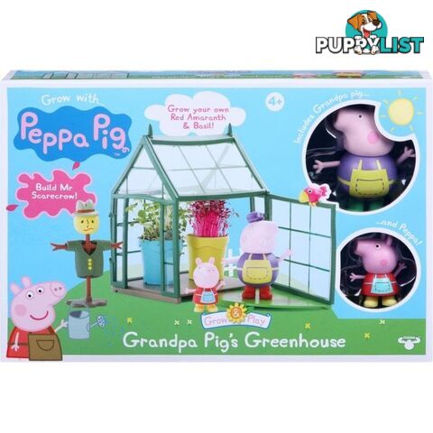 Peppa Pig - Grow & Play Grandpa Pig's Greenhouse Mj93178 - 5026175992020