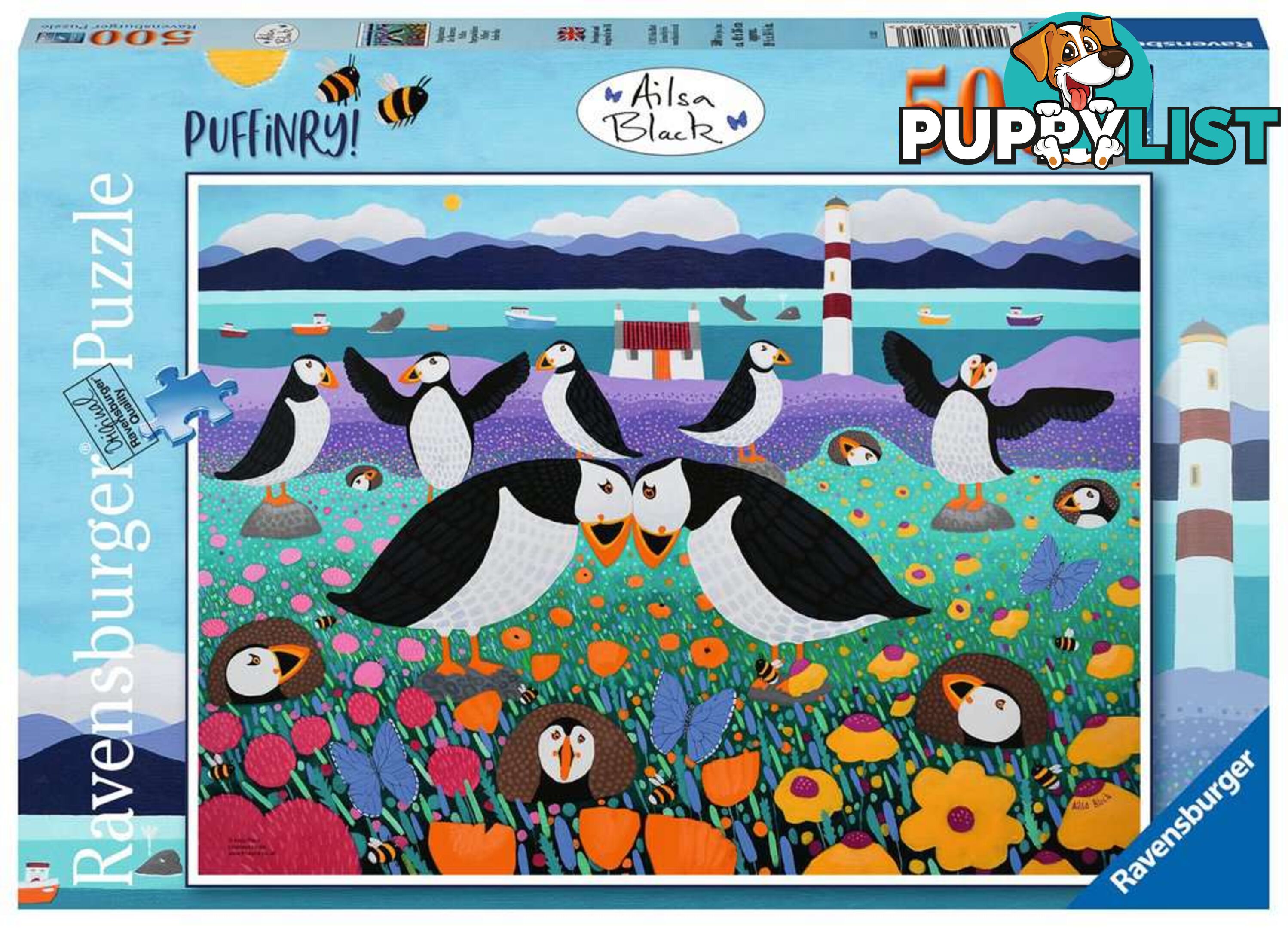 Ravensburger - Puffinry! Jigsaw Puzzle 500pc Rb16759 - 4005556167593