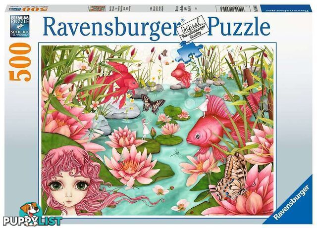 Ravensburger - Minu's Pond Daydream Jigsaw Puzzle 500pc - Mdrb16944 - 4005556169443