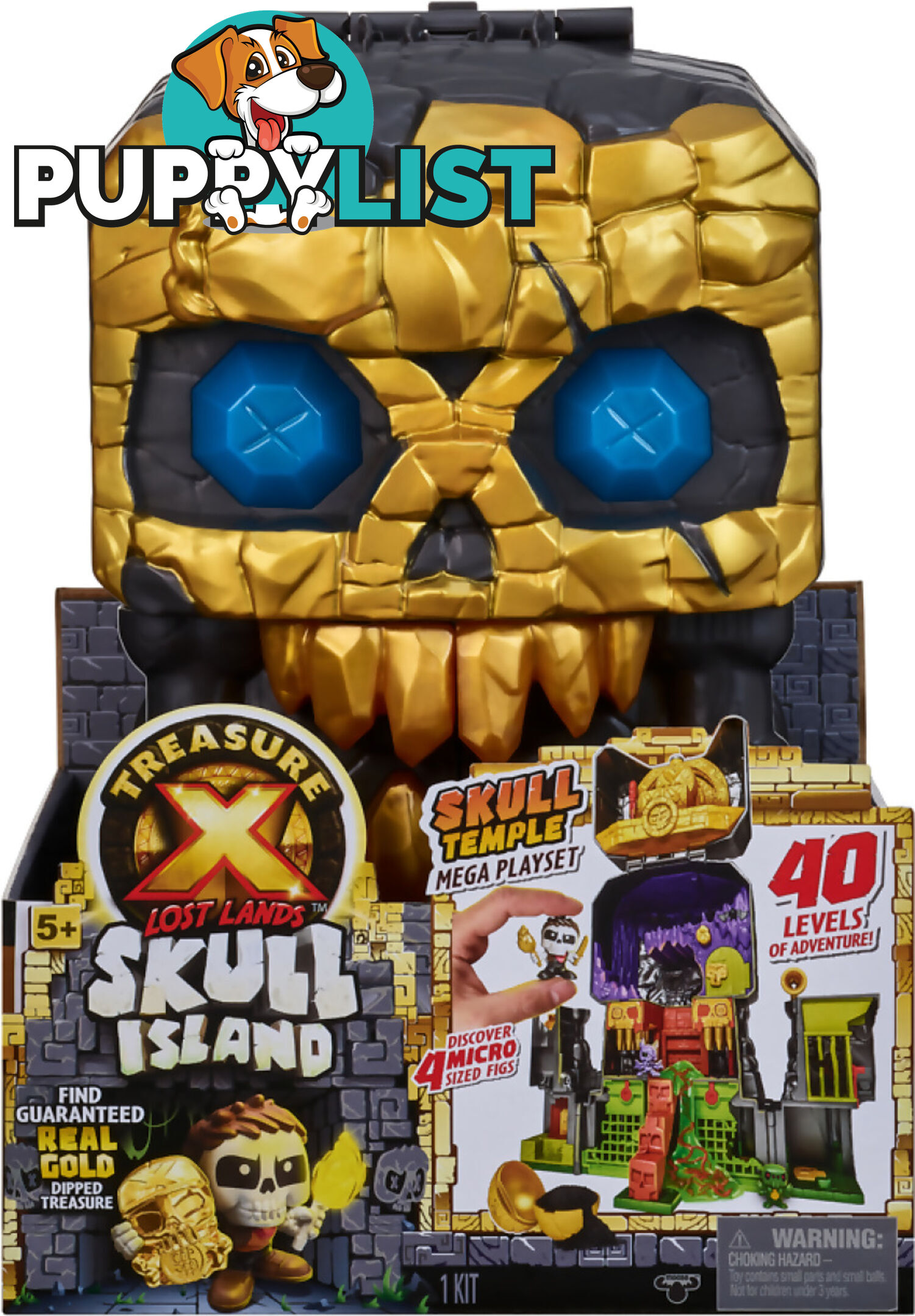 Treasure X - Lost Lands Skull Island Temple Mega Playset - Mj41732 - 630996417324