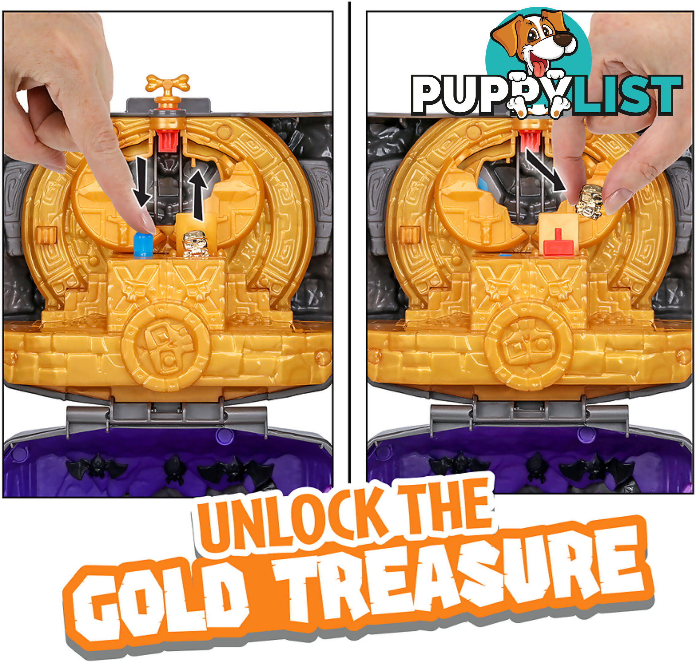 Treasure X - Lost Lands Skull Island Temple Mega Playset - Mj41732 - 630996417324