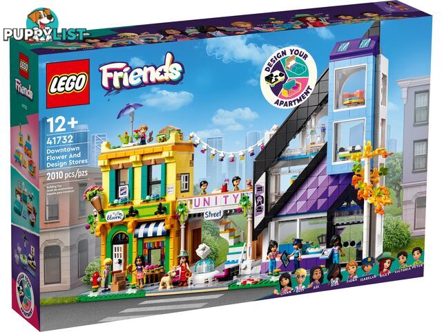 LEGO 41732 Downtown Flower & Design - Friends - 5702017415185