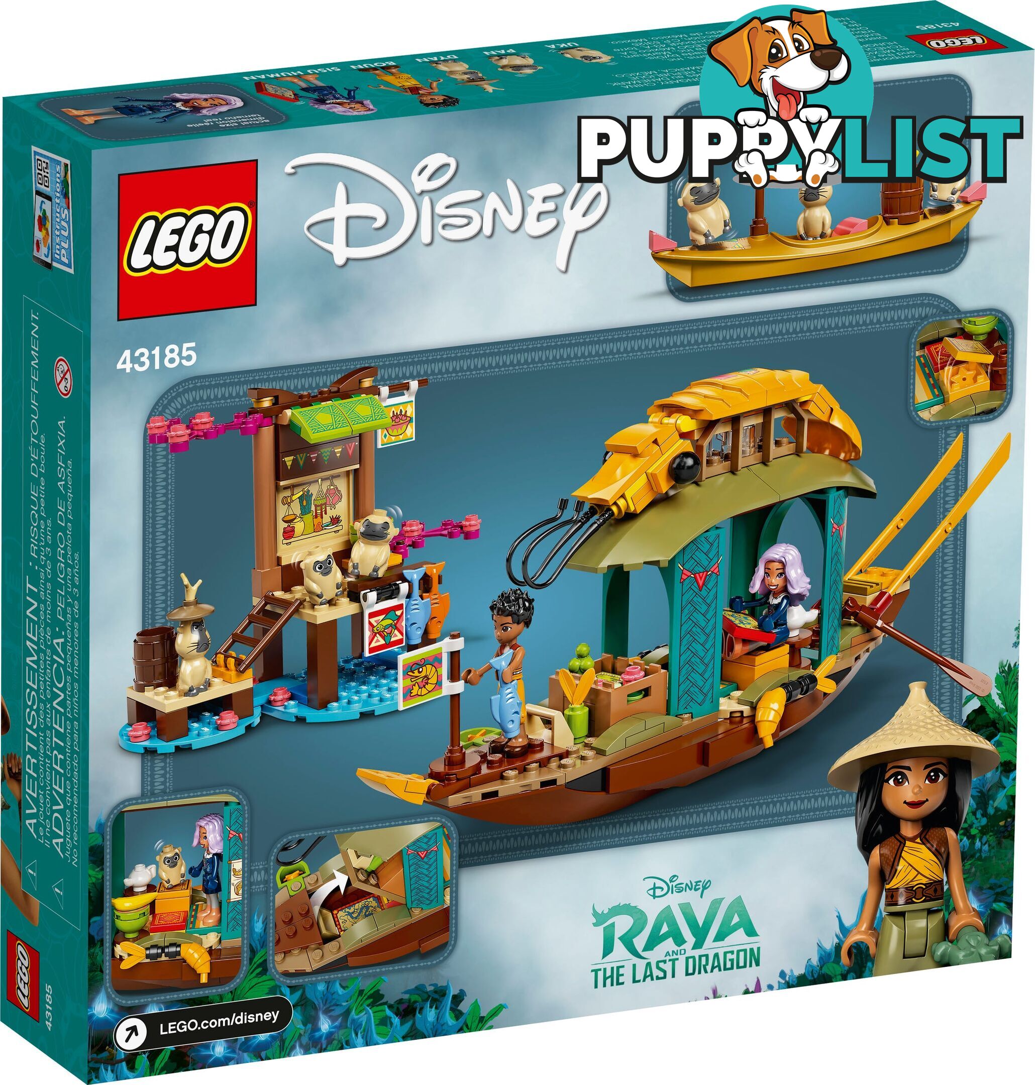 LEGO 43185 Boun's Boat - Disney Raya And The Last Dragon - 5702016746914