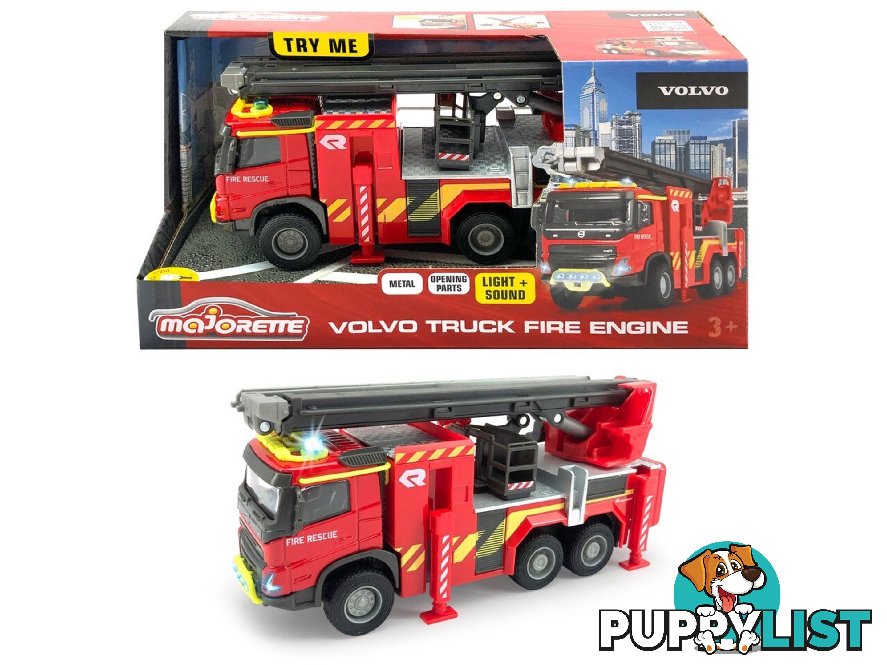 Majorette - Volvo Fmx Fire Truck - Rpmj68847 - 3467452068847