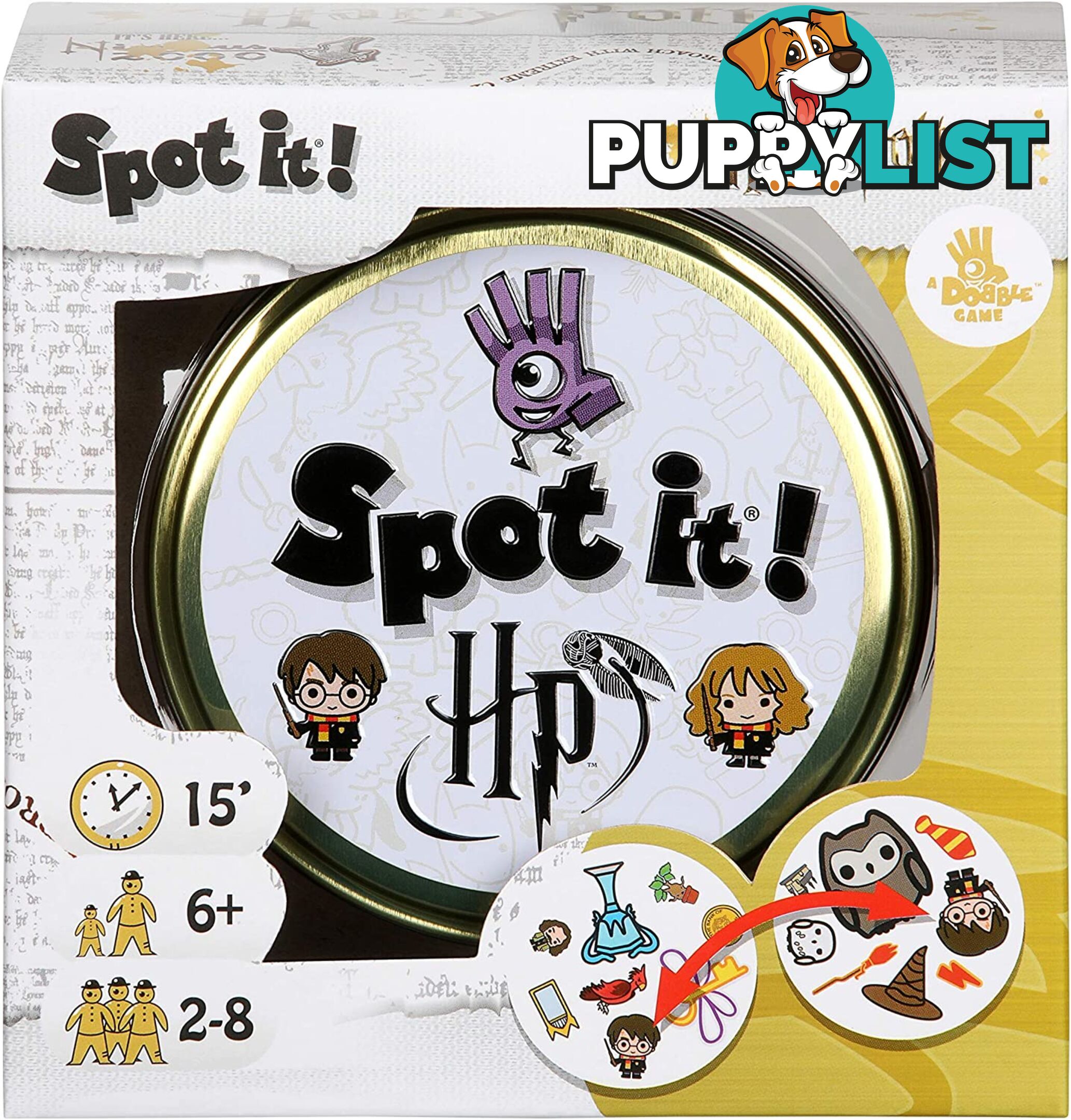 Moose Games Spot It Harry Potter Card Game Mj93443 - 3558380074380