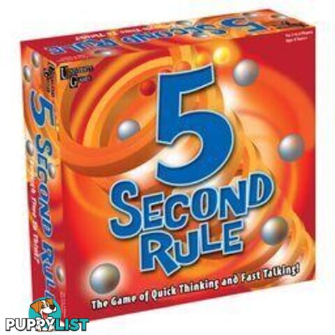 5 Second Rule Board Game - Iniversity Games - Ug04475 - 5018163005478