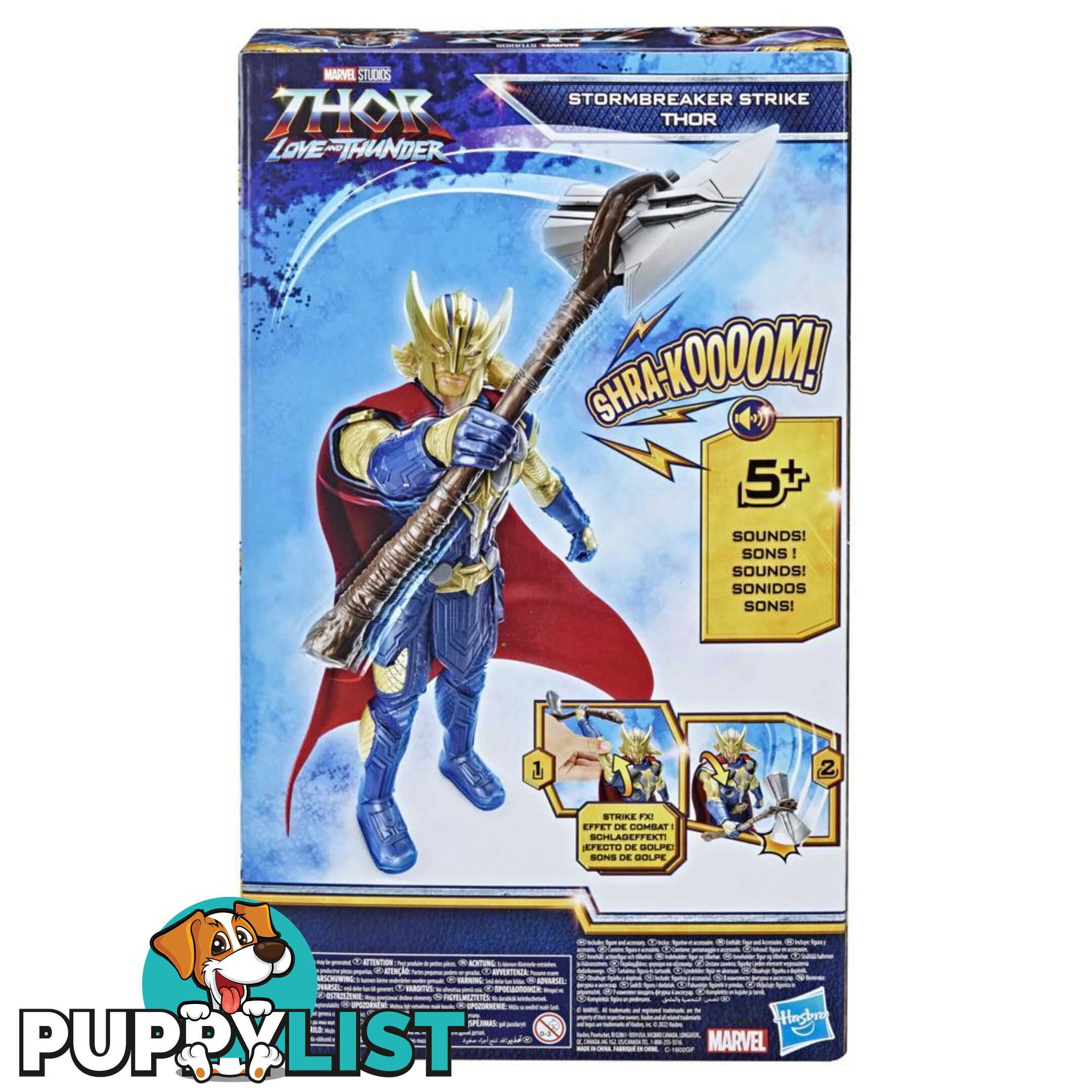 Marvel Thor Love And Thunder Stormbreaker Strike 12-inch Electronic Figure Hasbro - Hbf33605l00 - 5010993956524