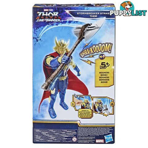 Marvel Thor Love And Thunder Stormbreaker Strike 12-inch Electronic Figure Hasbro - Hbf33605l00 - 5010993956524