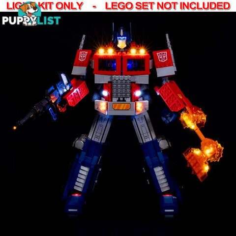 LIGHT KIT for LEGO Optimus Prime 10302 - Light My Bricks - 754523893198