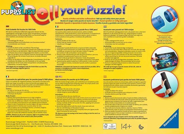 Ravensburger - Roll Your Puzzle 300-1500 Pc - Mdrb179565 - 4005556179565