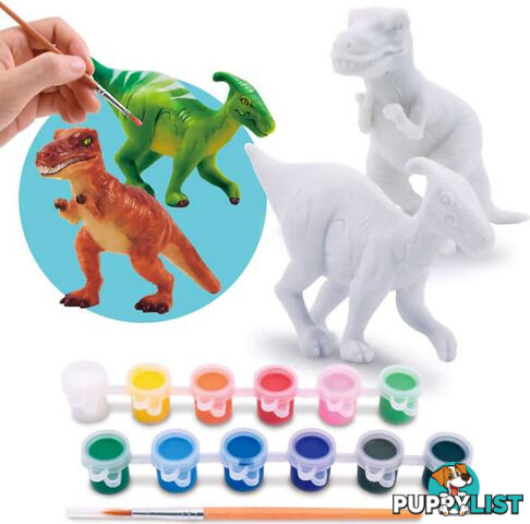 Playgo Toys Ent. Ltd - Paint Your Own Dinosaur World - Art66101 - 4892401783332