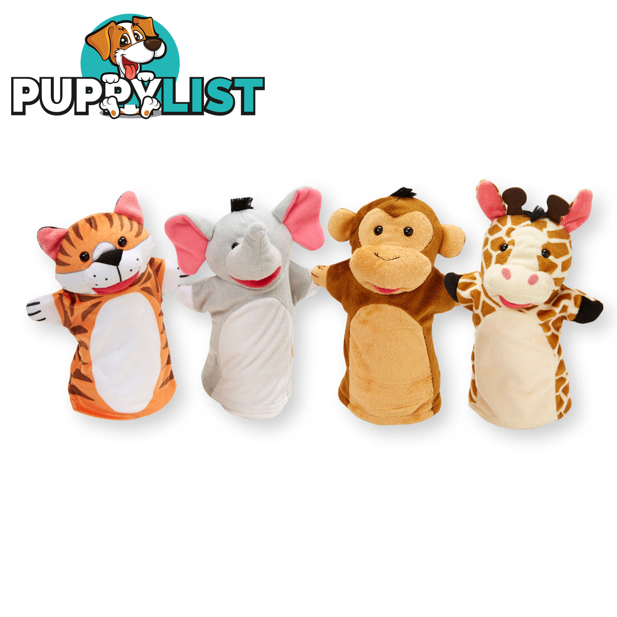 Melissa & Doug - Zoo Friends Hand Puppets Mdmnd9081 - 0000772090810