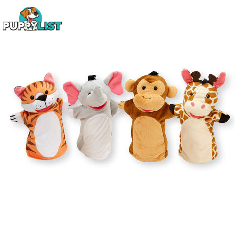 Melissa & Doug - Zoo Friends Hand Puppets Mdmnd9081 - 0000772090810