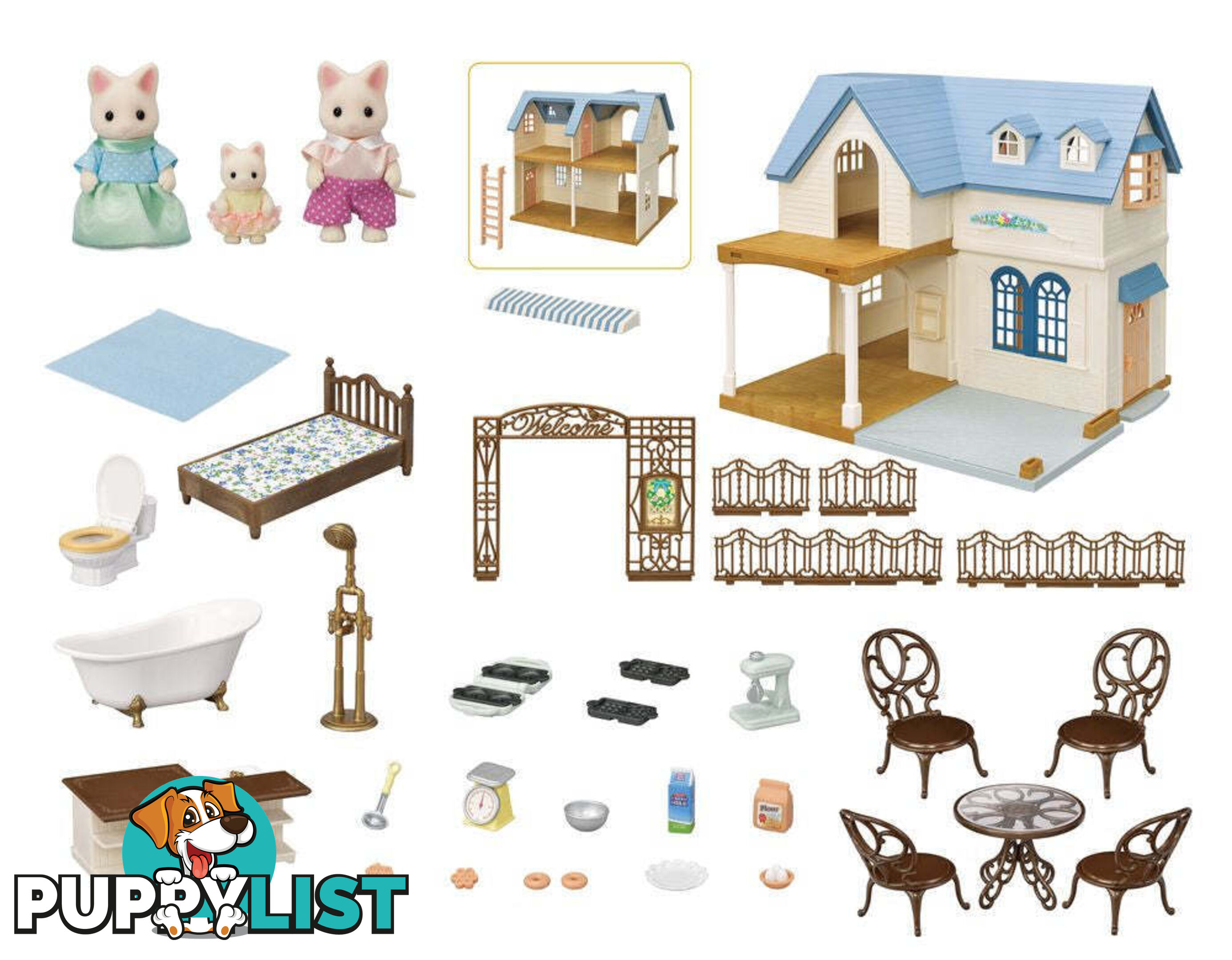 Sylvanian Families - Courtyard Home Gift Set - Mdsf5609 - 5054131056097