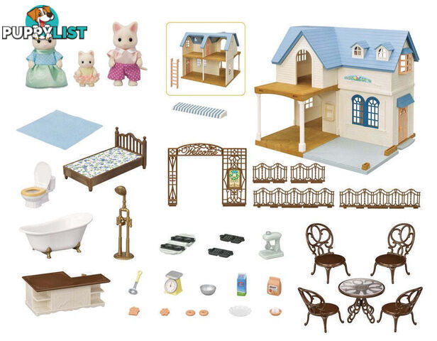 Sylvanian Families - Courtyard Home Gift Set - Mdsf5609 - 5054131056097