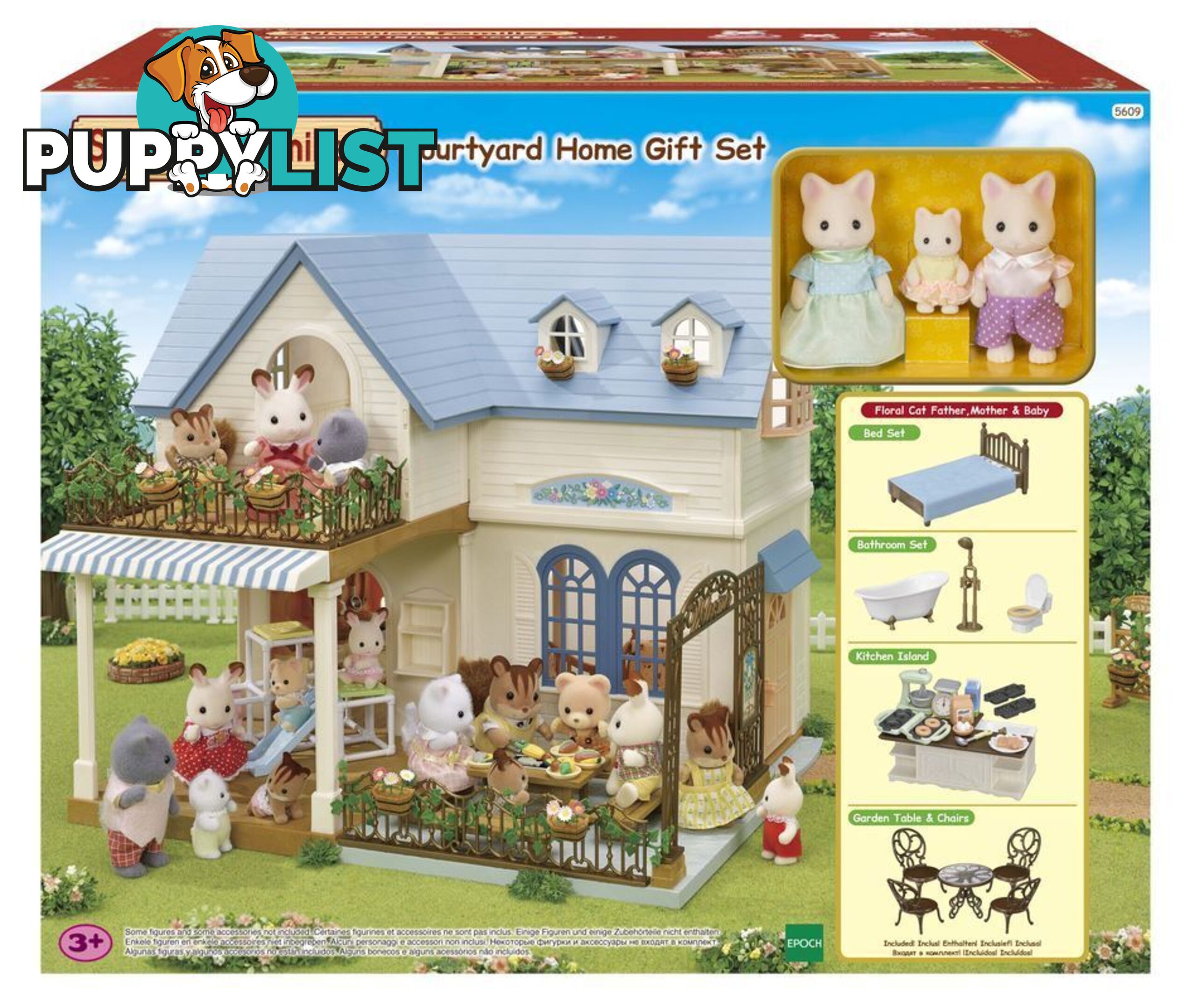 Sylvanian Families - Courtyard Home Gift Set - Mdsf5609 - 5054131056097