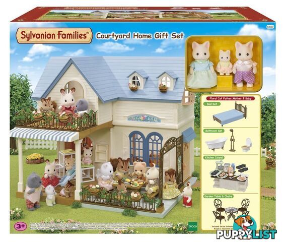 Sylvanian Families - Courtyard Home Gift Set - Mdsf5609 - 5054131056097