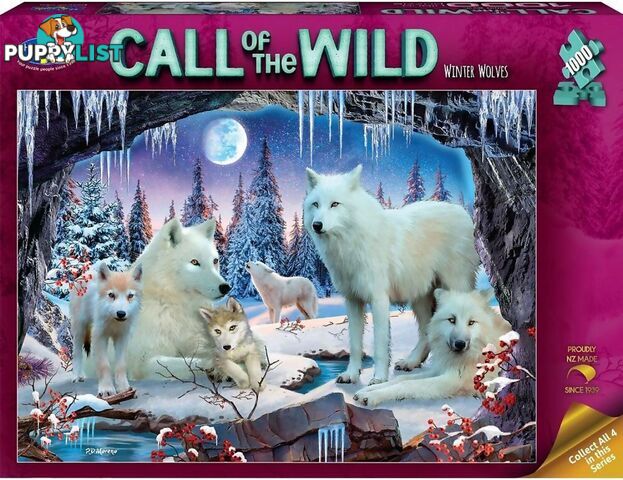 Holdson - Call Of The Wild Winter Wolves Jigsaw Puzzle 1000pc - Jdhol775729 - 9414131775729