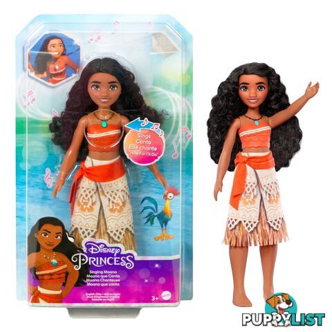 Disney Princess Singing Moana Doll Sings Clip Of How Far Iâ€™ll Go From Disney Movie - Mahlw16 - 194735120390