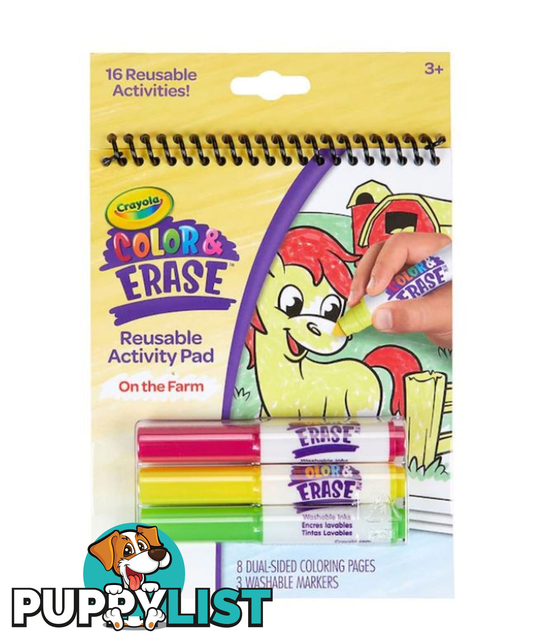 Crayola Color & Erase Reusable Activity Pad On The Farm - Bs811492 - 071662114923