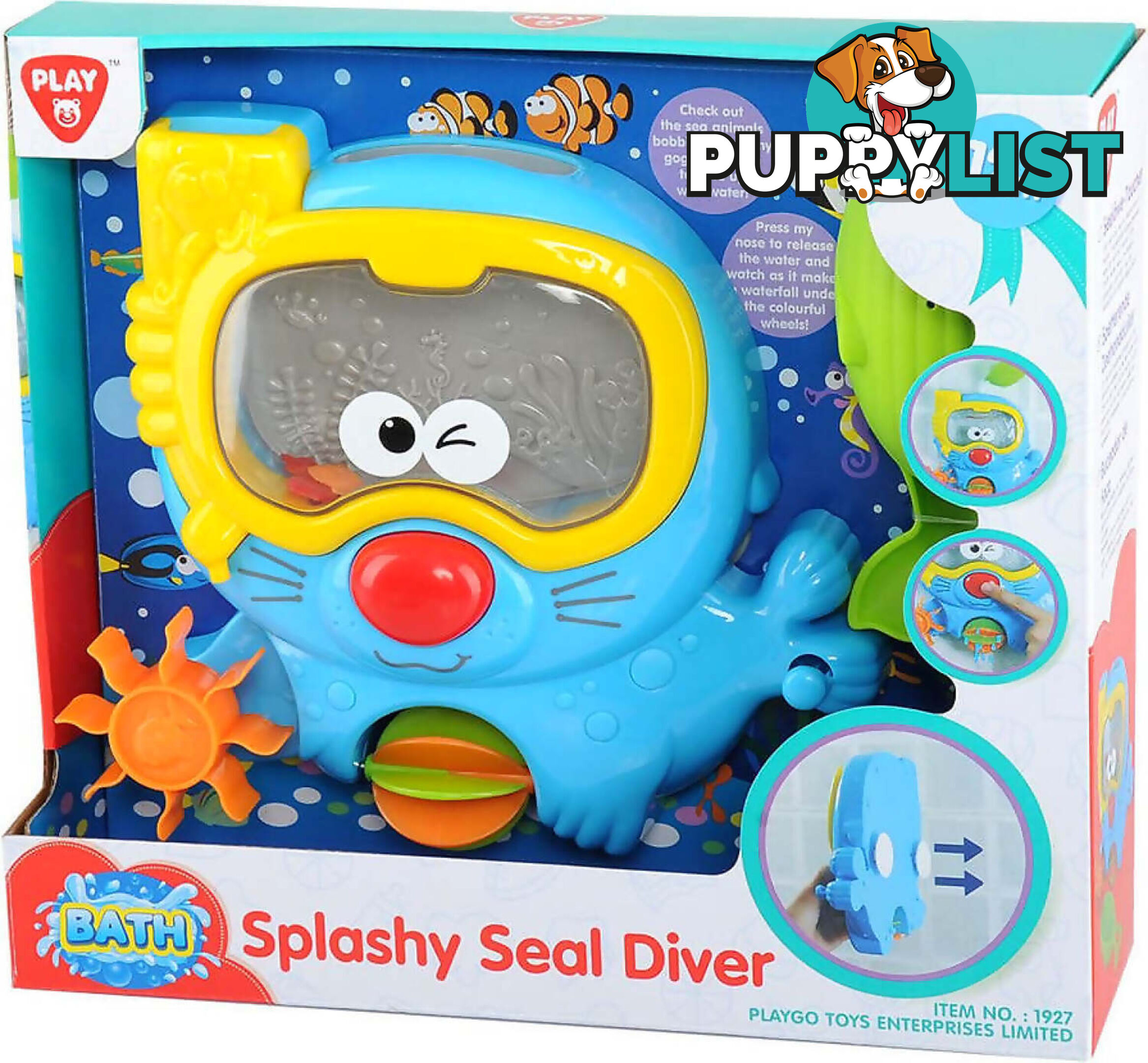 Playgo Toys Ent. Ltd. - Splashy Seal Diver - Art65482 - 4892401019271