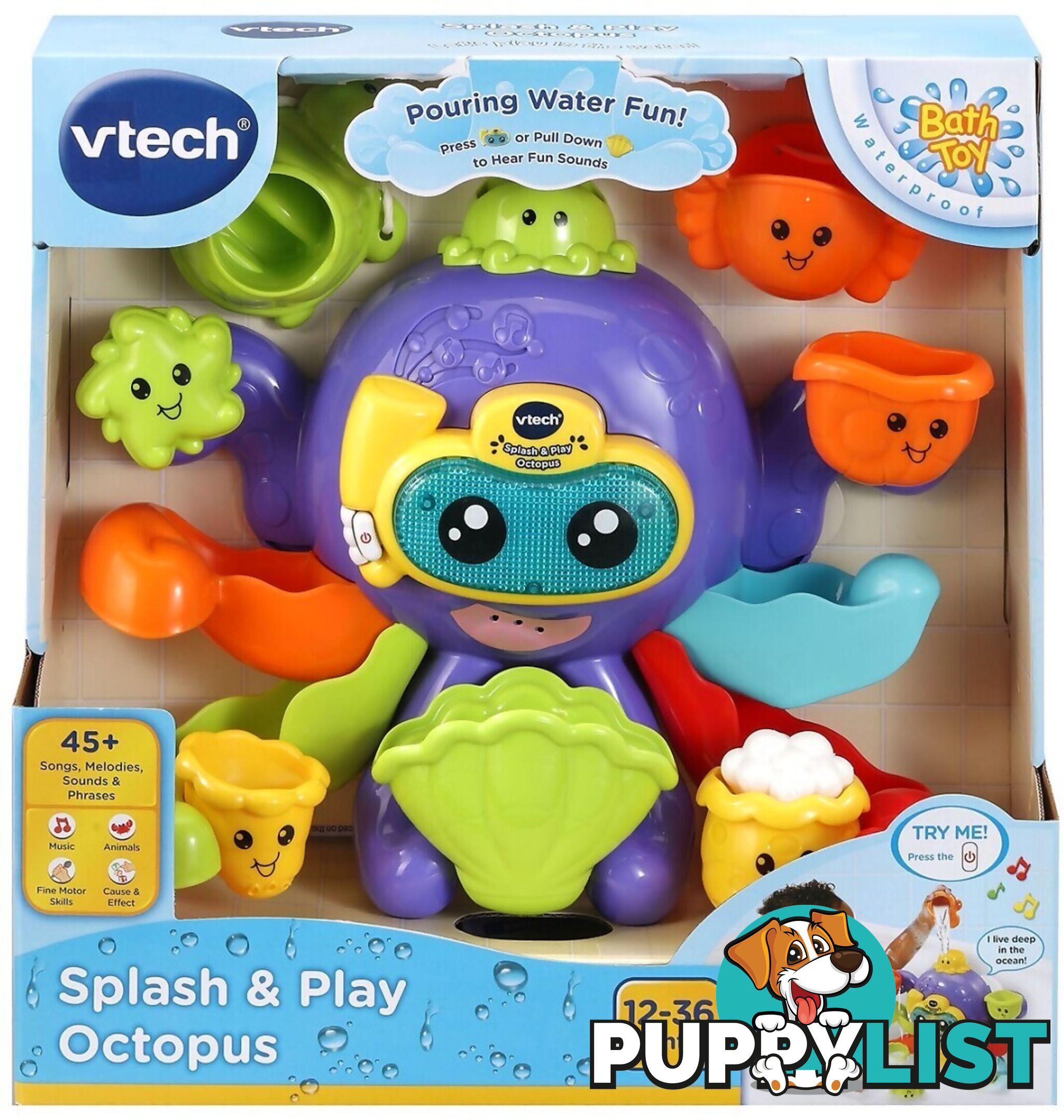 Vtech - Splash & Play Octopus - Tn80555203004 - 3417765552038