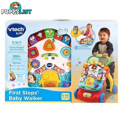 Vtech - Baby First Steps Baby Walker Blue Tn80505603003 - 3417765056031