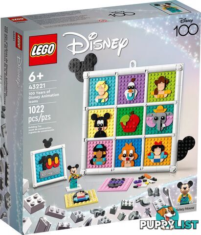 LEGO 43221 100 Years of Disney Animation Icons - Disney - 5702017424897