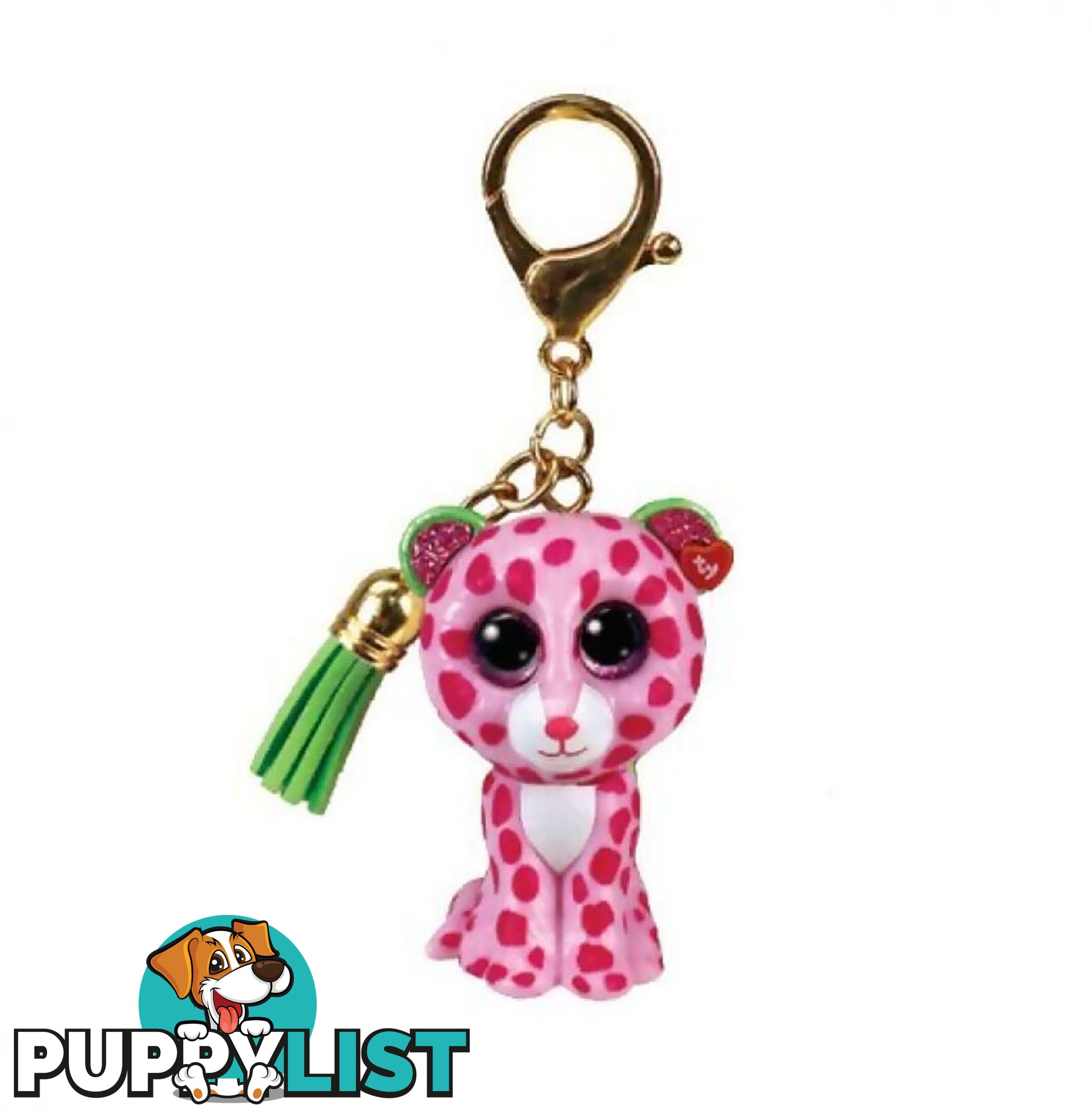 Ty - Beanie Boos - Mini Clip Glamour The Pink Lion With Tassel Mini - 5cm - Bg25053 - 008421250530