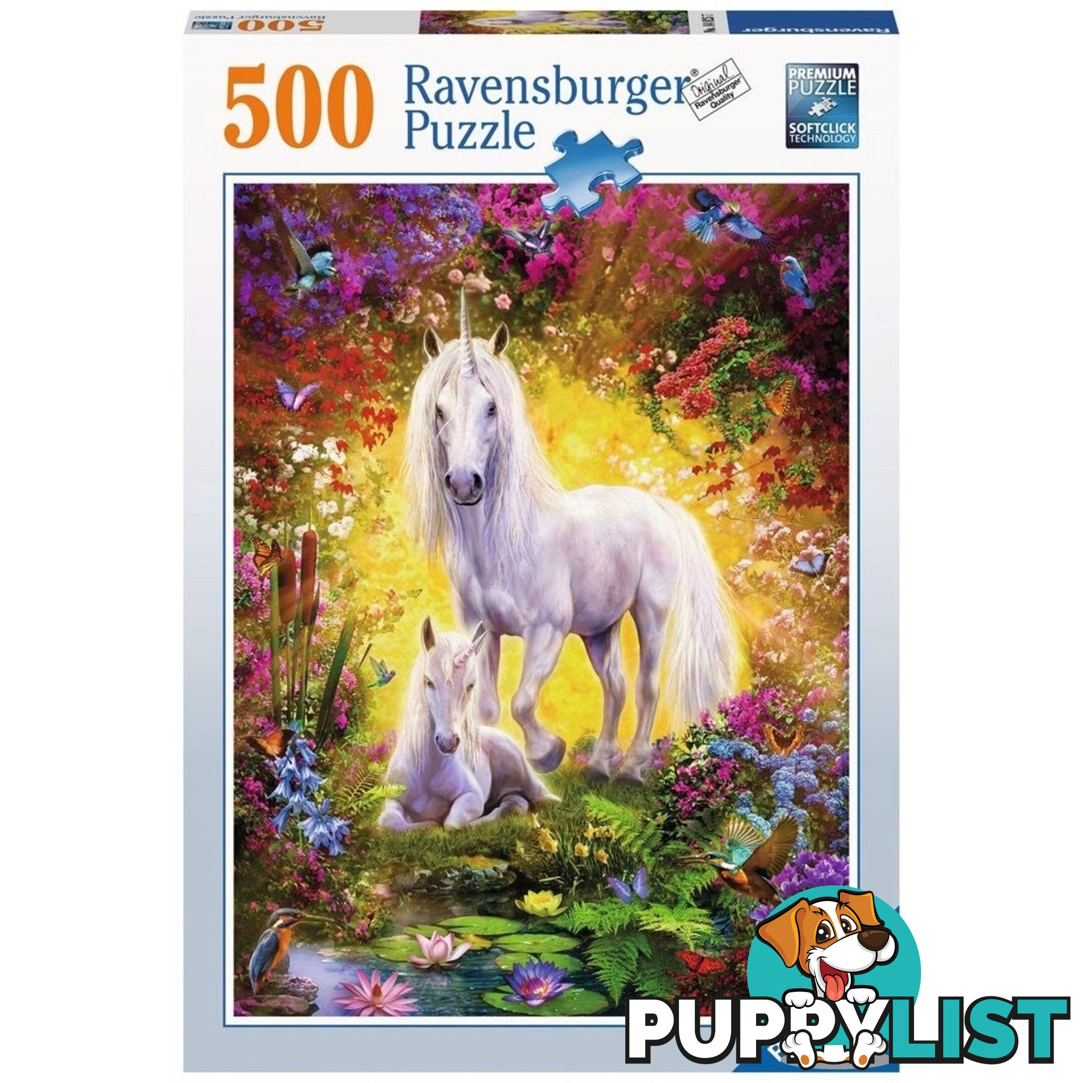 Ravensburger - Unicorn And Foal Puzzle 500 Piece Jigsaw Puzzle - Mdrb14825 - 4005556148257