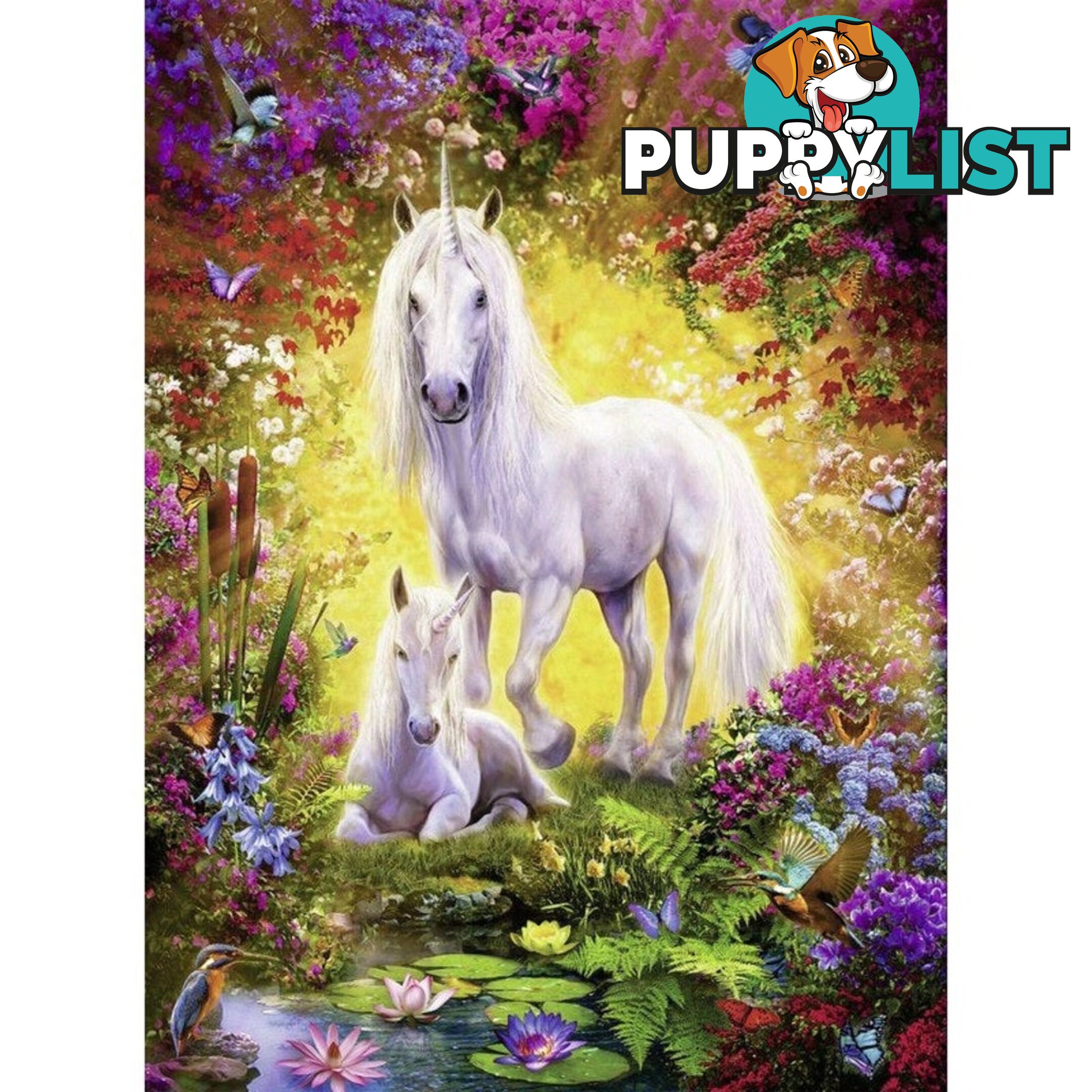 Ravensburger - Unicorn And Foal Puzzle 500 Piece Jigsaw Puzzle - Mdrb14825 - 4005556148257