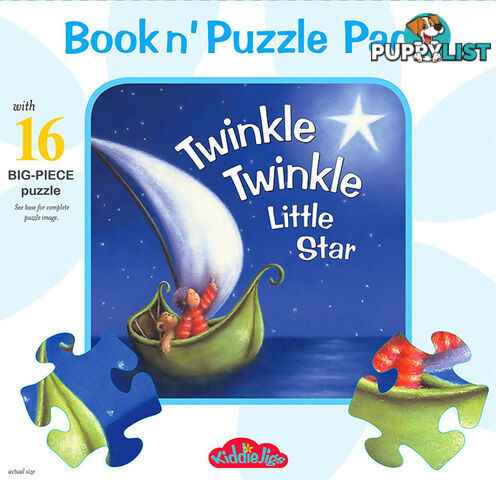 Twinkle Twinkle Little Star Book N Puzzle Pack 16pcs- Jdbro691846 - 9780648691846