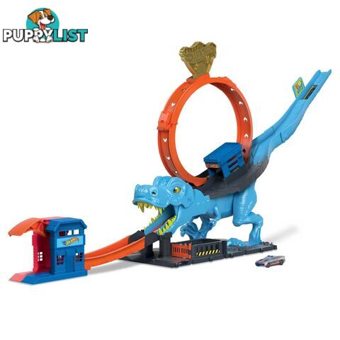 Hot Wheels® - City T-Rex Chomp Downâ„¢ playset - Mahkx42 - 194735109678