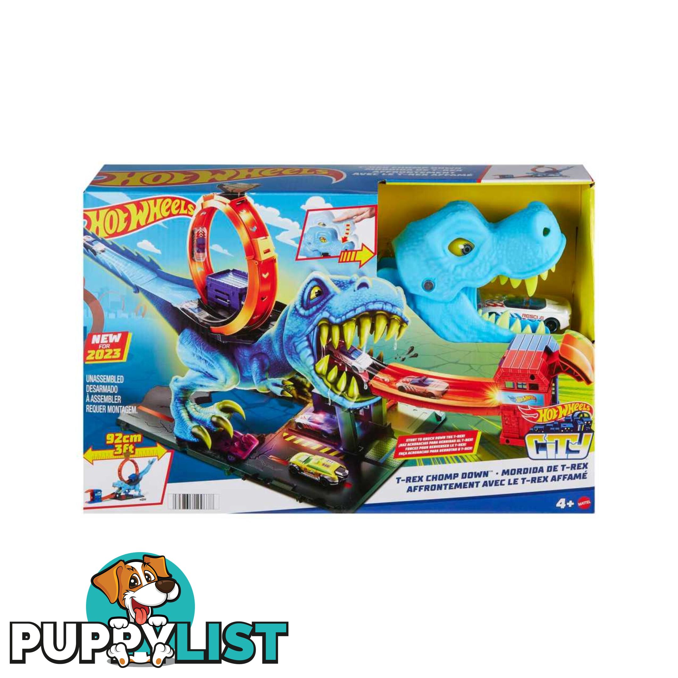 Hot Wheels® - City T-Rex Chomp Downâ„¢ playset - Mahkx42 - 194735109678