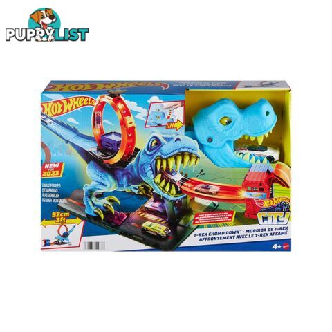 Hot Wheels® - City T-Rex Chomp Downâ„¢ playset - Mahkx42 - 194735109678