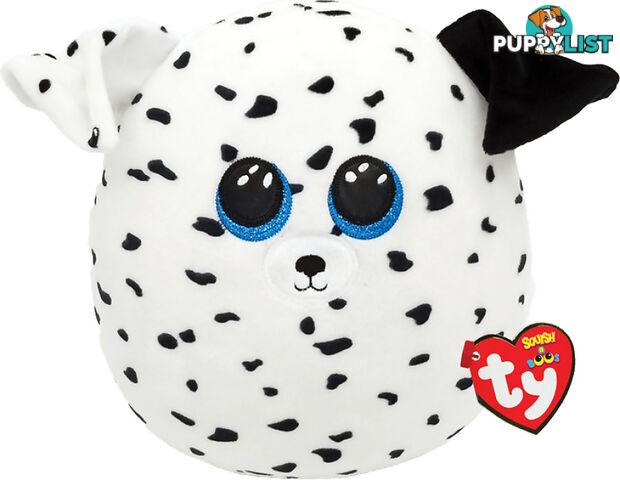 Ty Squish-a-boos - Fetch Dalmatian Dog - Large 14 Inches - Squishy Beanies - Bg39218 - 008421392186