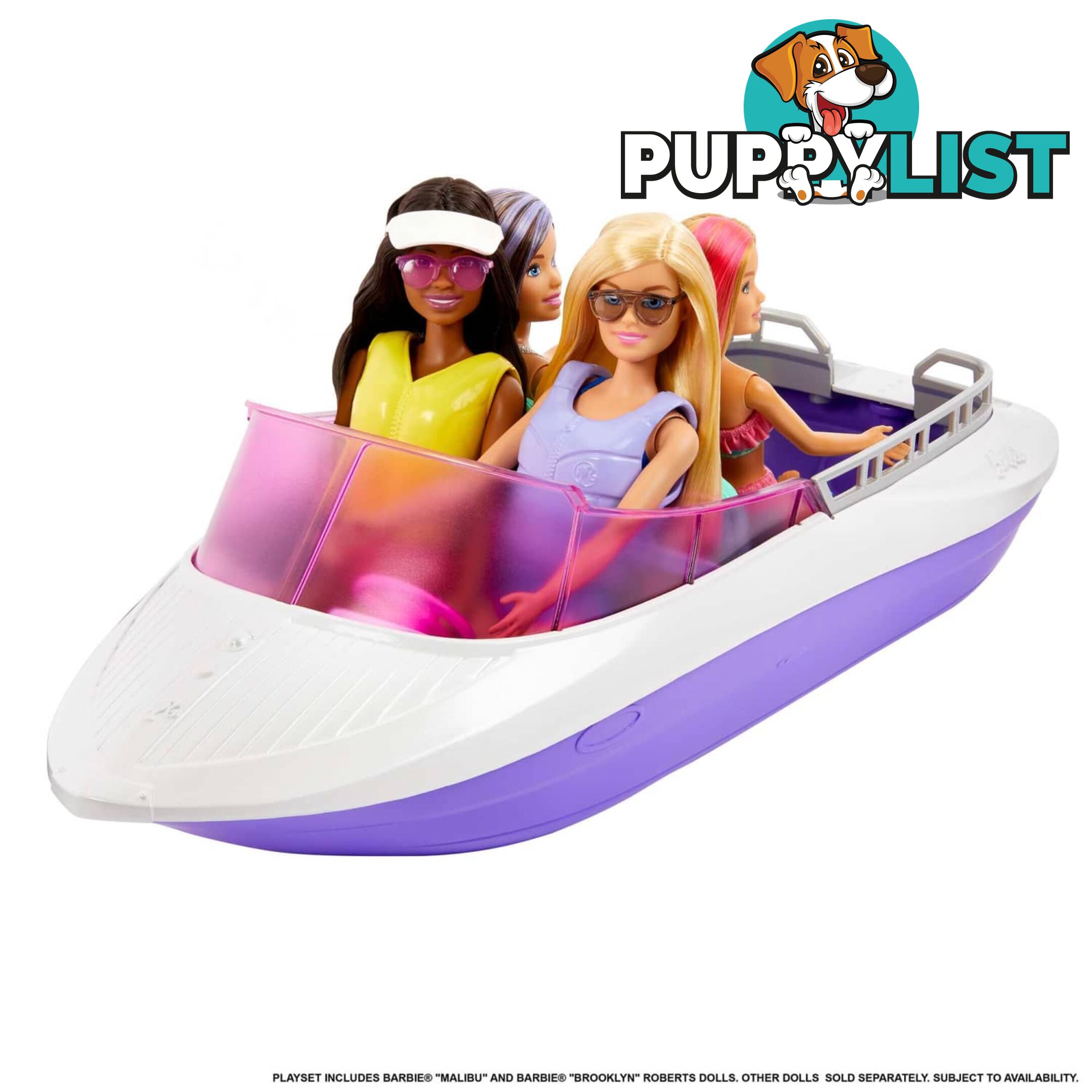 Barbie Mermaid Power Dolls & Boat Playset Toy For 3 Year Olds & Up - Mahhg60 - 194735066964