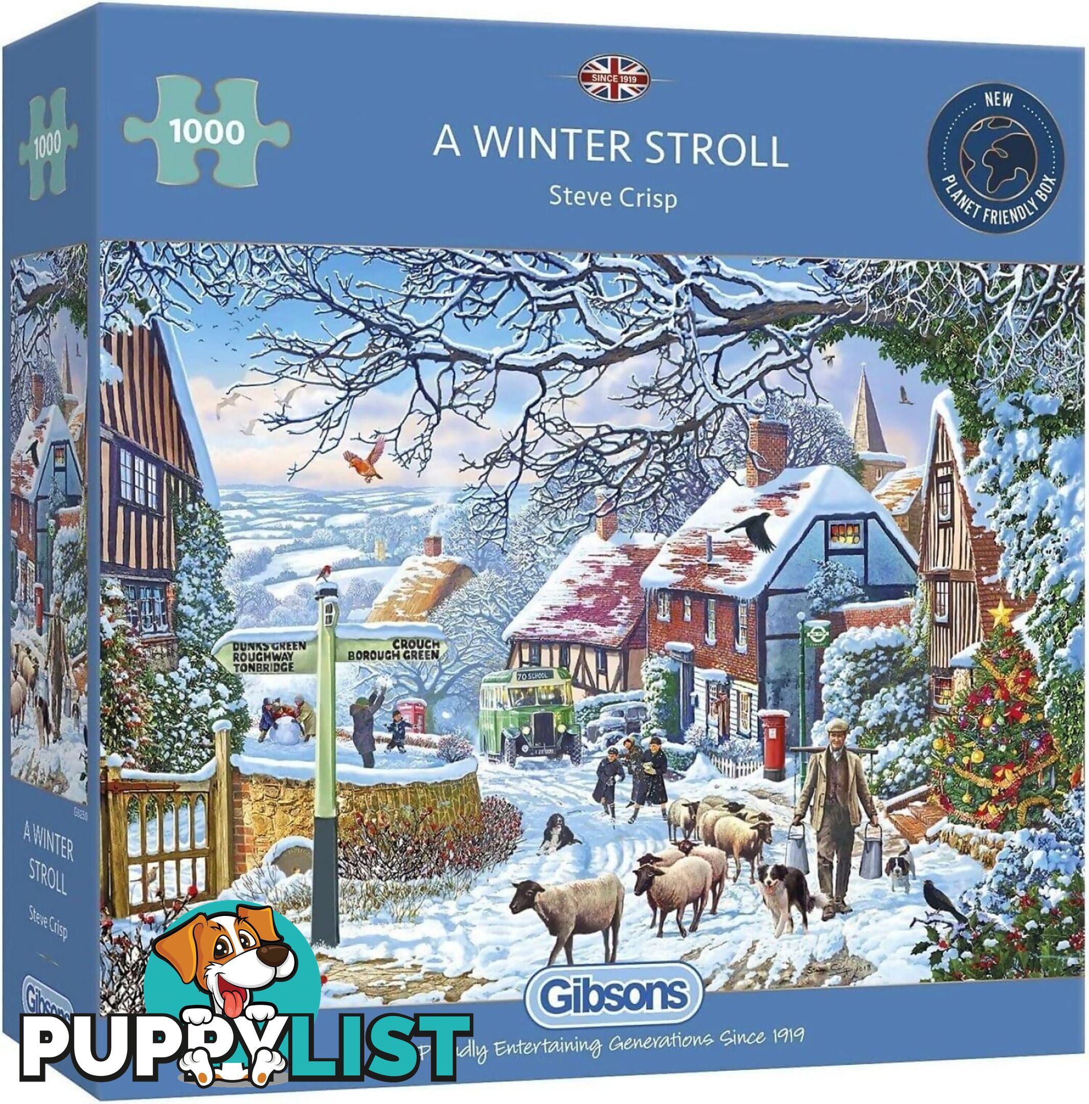 Gibsons - A Winter Stroll Jigsaw Puzzle 1000pc - Jdgib062502 - 5012269062502