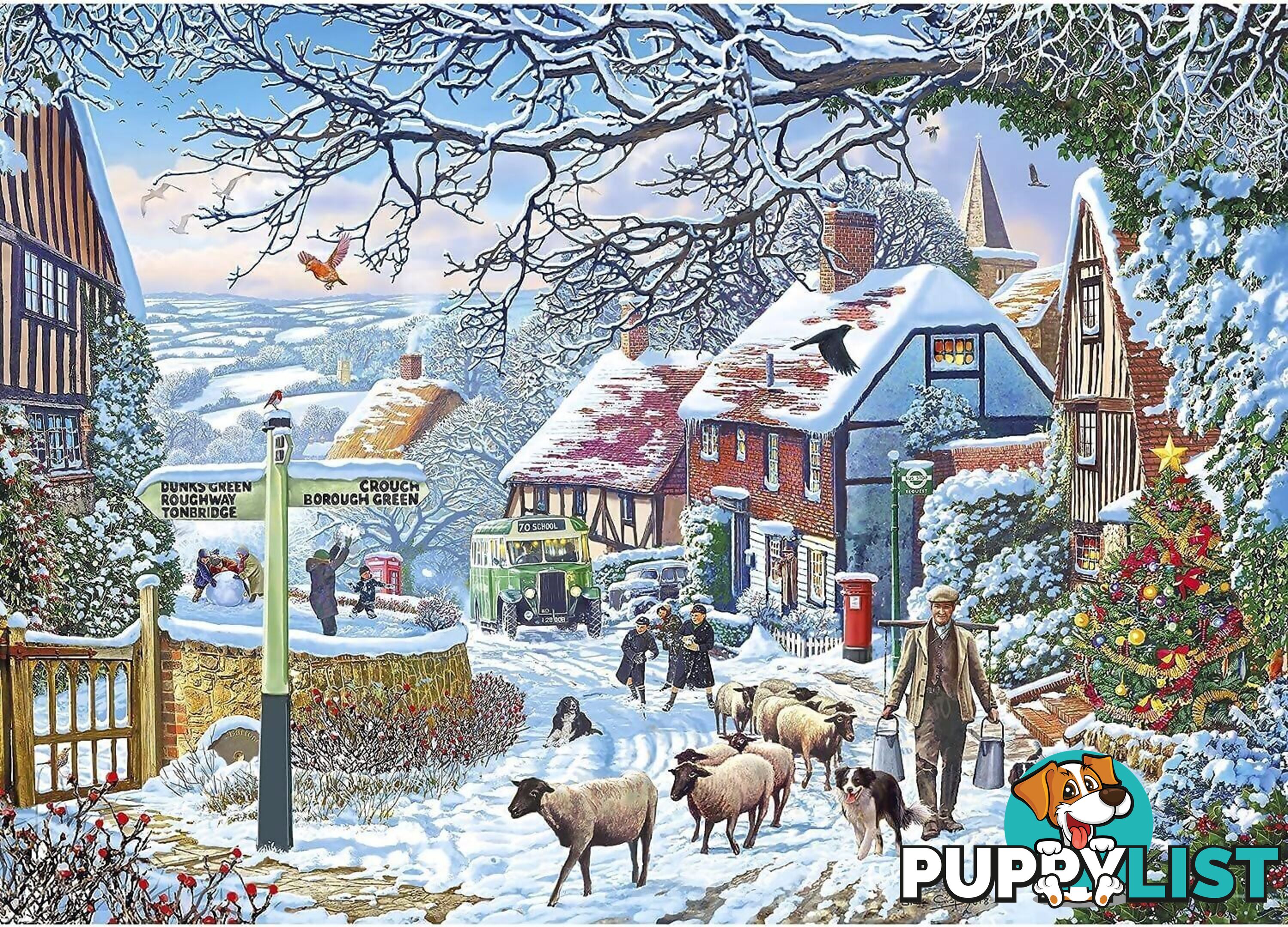 Gibsons - A Winter Stroll Jigsaw Puzzle 1000pc - Jdgib062502 - 5012269062502