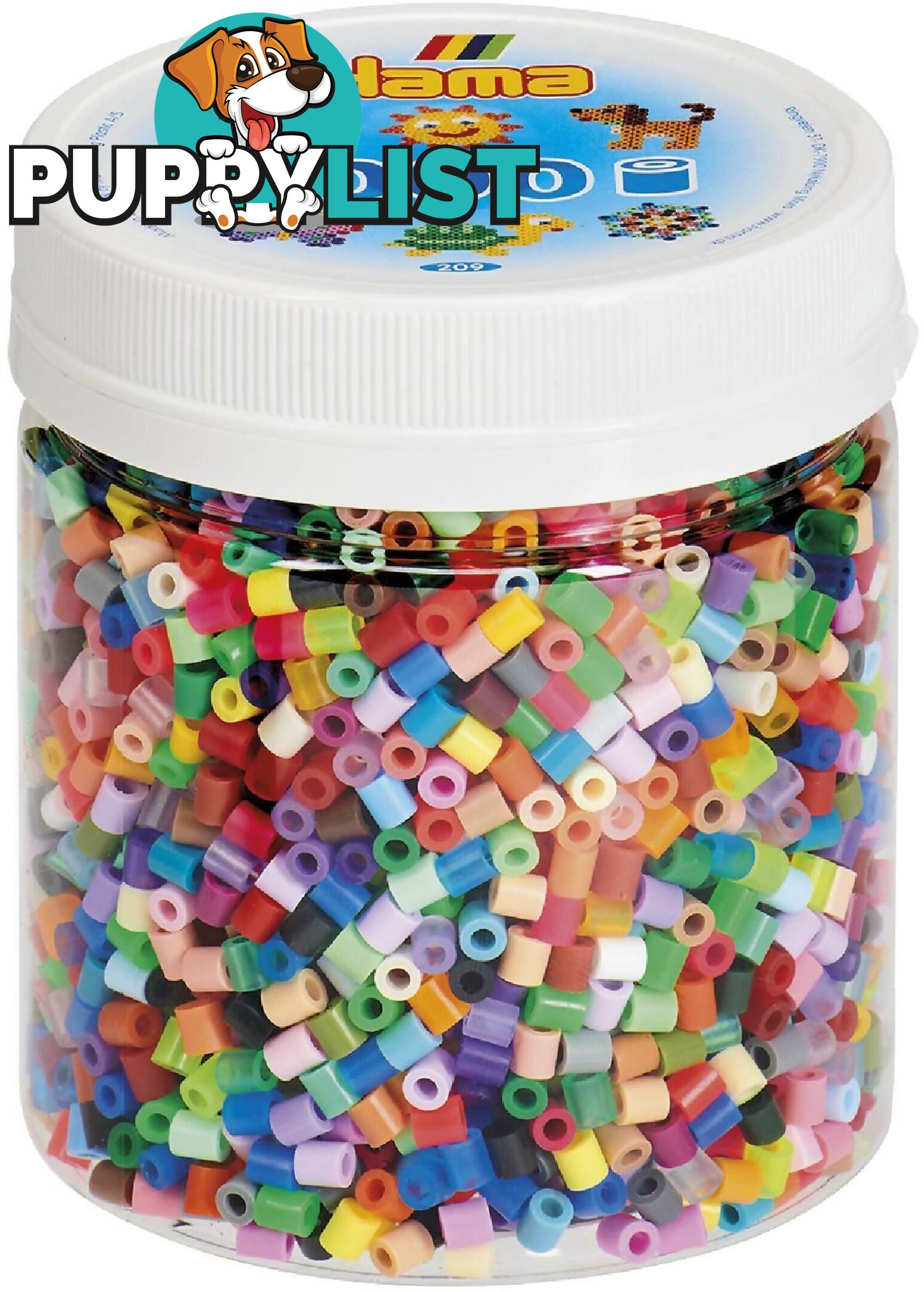 Hama - Beads 3000 Pieces Bag All Colours - Gdhama - 20968 - 028178209681