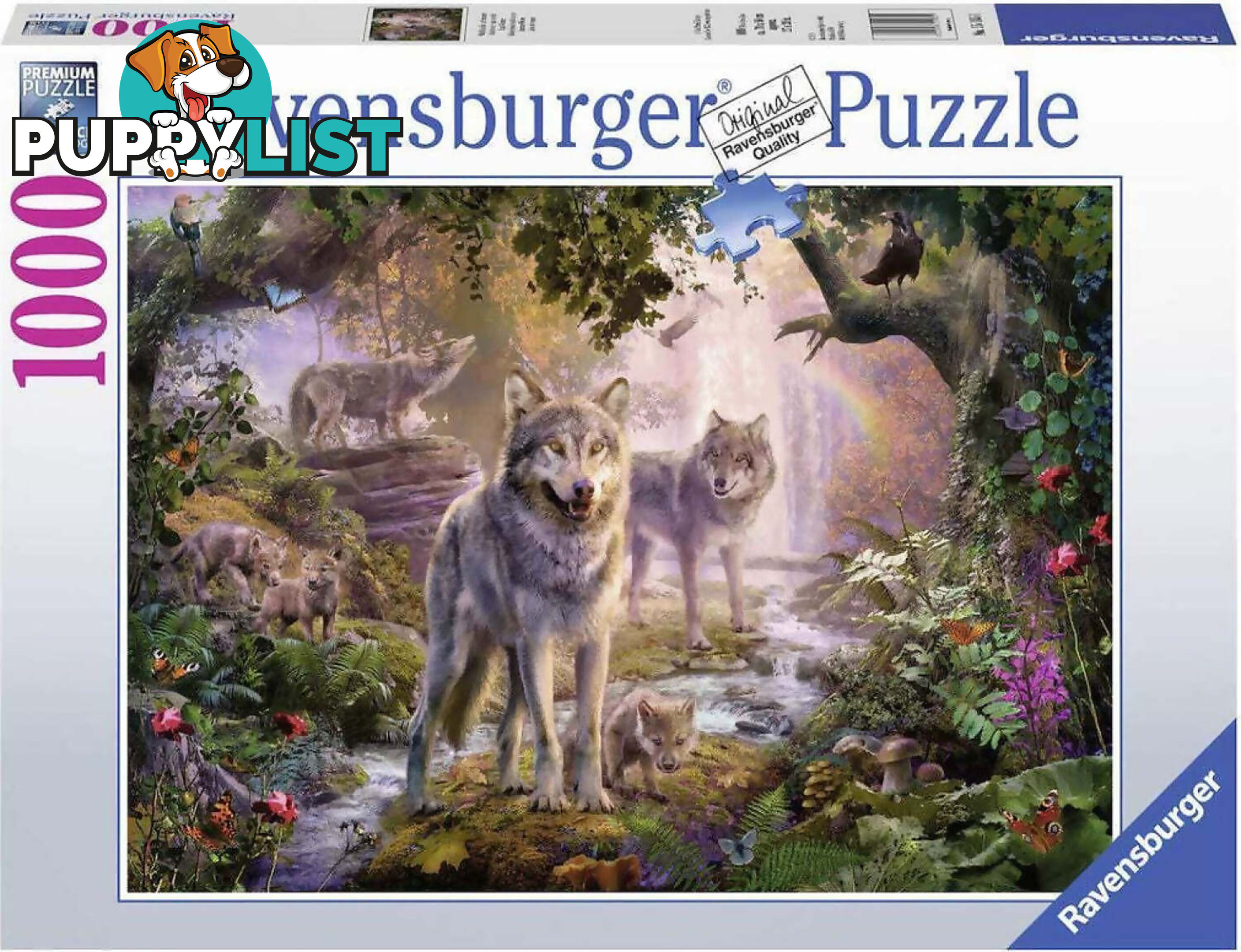 Ravensburger - Summer Wolves Jigsaw Puzzle 1000pc - Mdrb15185 - 4005556151851