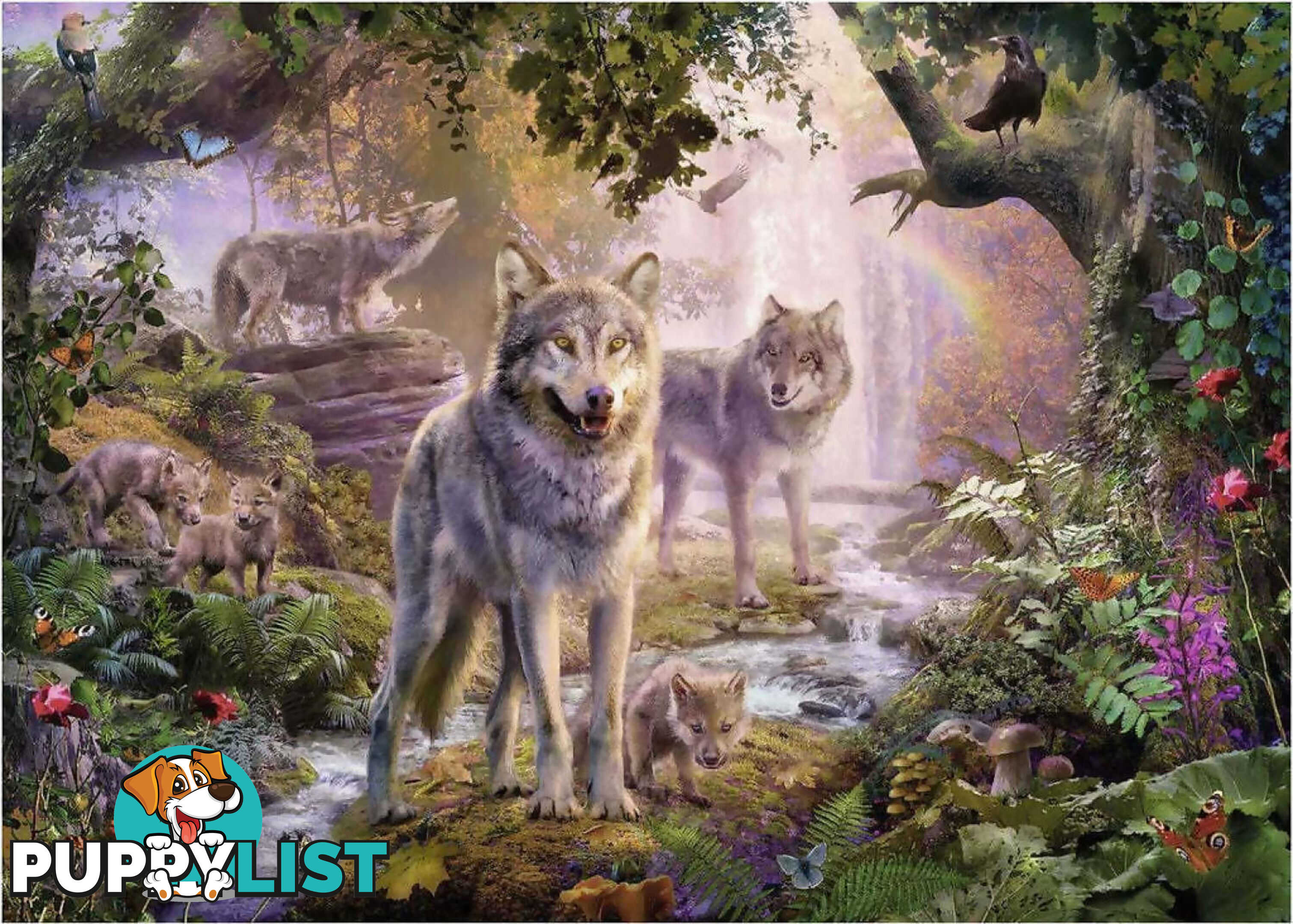 Ravensburger - Summer Wolves Jigsaw Puzzle 1000pc - Mdrb15185 - 4005556151851