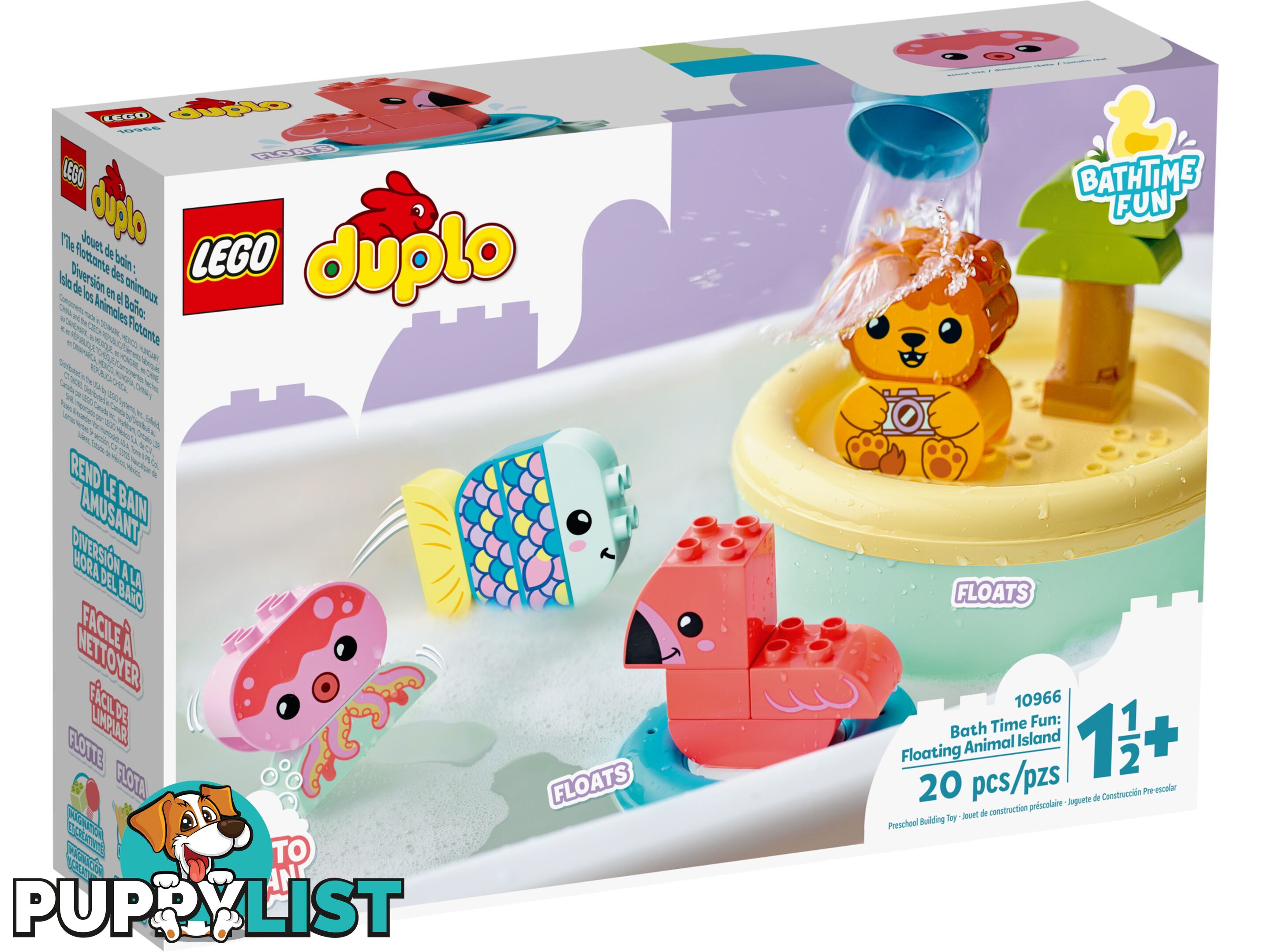 LEGO 10966 Bath Time Fun Floating Animal Island - DUPLO - 5702017153605