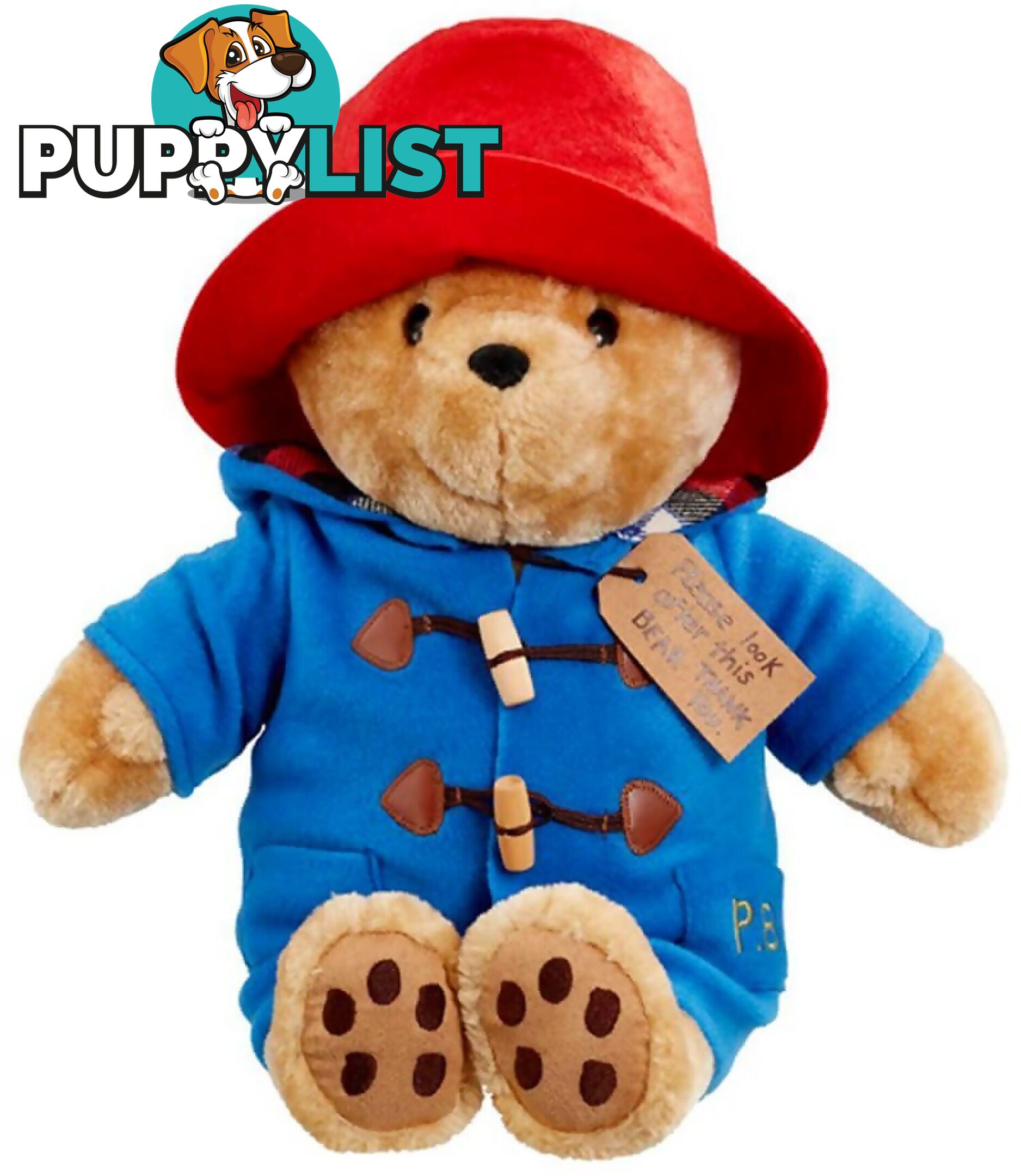 Paddington Bear - Sitting Large Soft Plush Toy 30cm - Jspb1519 - 5014475015198