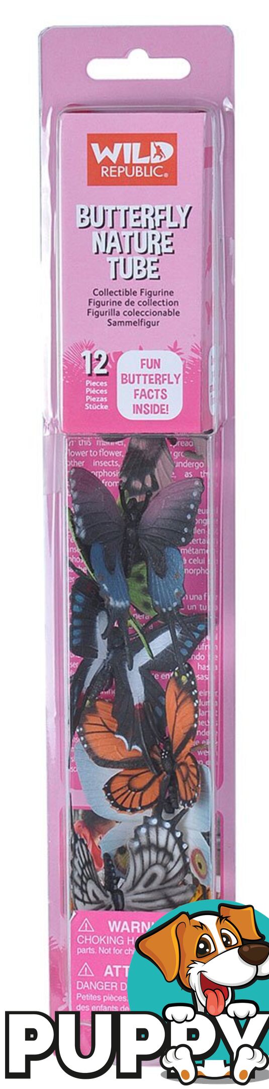 Wild Republic Nature Tubes Butterfly Figurines Wr12889 - 092389128895