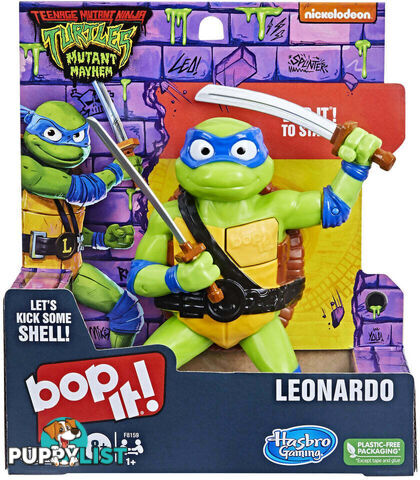 Tmnt - Bop It Teenage Mutant Ninja Turtles - Leonardo - Hbf81590000 - 195166220857