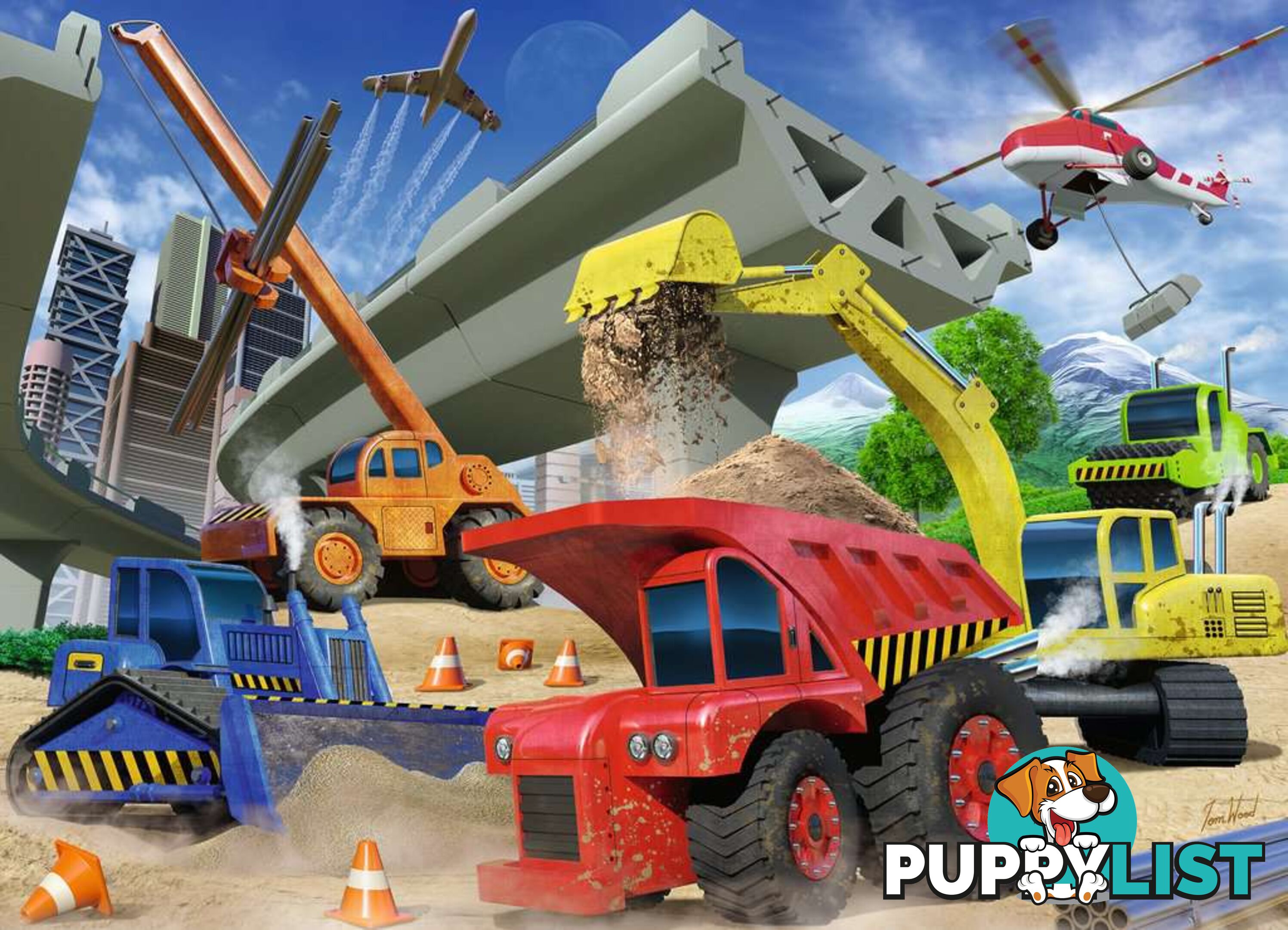 Ravensburger - Construction Trucks Jigsaw Puzzle 60pc Rb05182 - 4005556051823