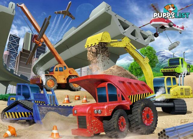 Ravensburger - Construction Trucks Jigsaw Puzzle 60pc Rb05182 - 4005556051823