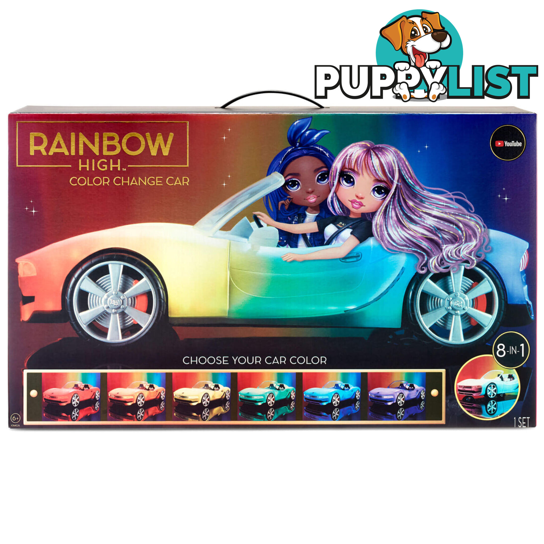 Rainbow High - Convertible Color Change Car - Bj574316 - 035051574316