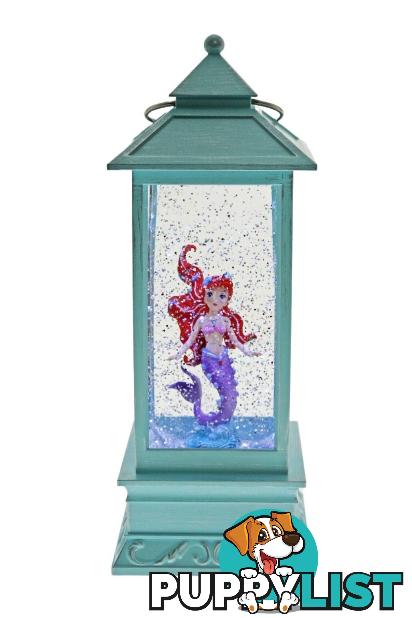 Cotton Candy -  Aqua Glitter Lantern Mermaid Princess - Ccflnt39 - 9353468002293